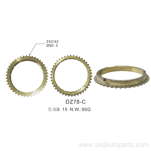 Auto parts Manual gearbox parts Transmission Brass Synchronizer Ring